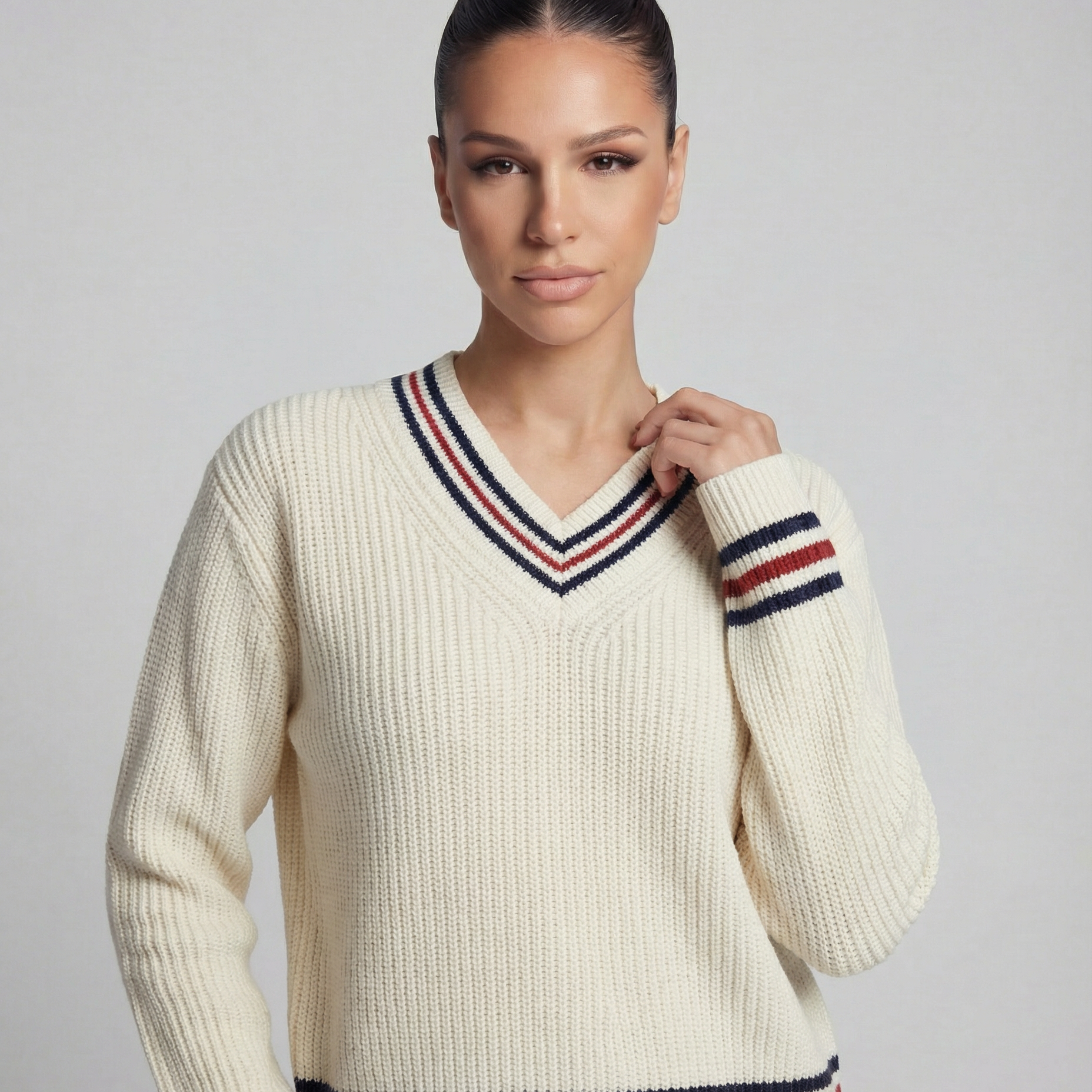 BELLAMARE Sweter z Dekoltem