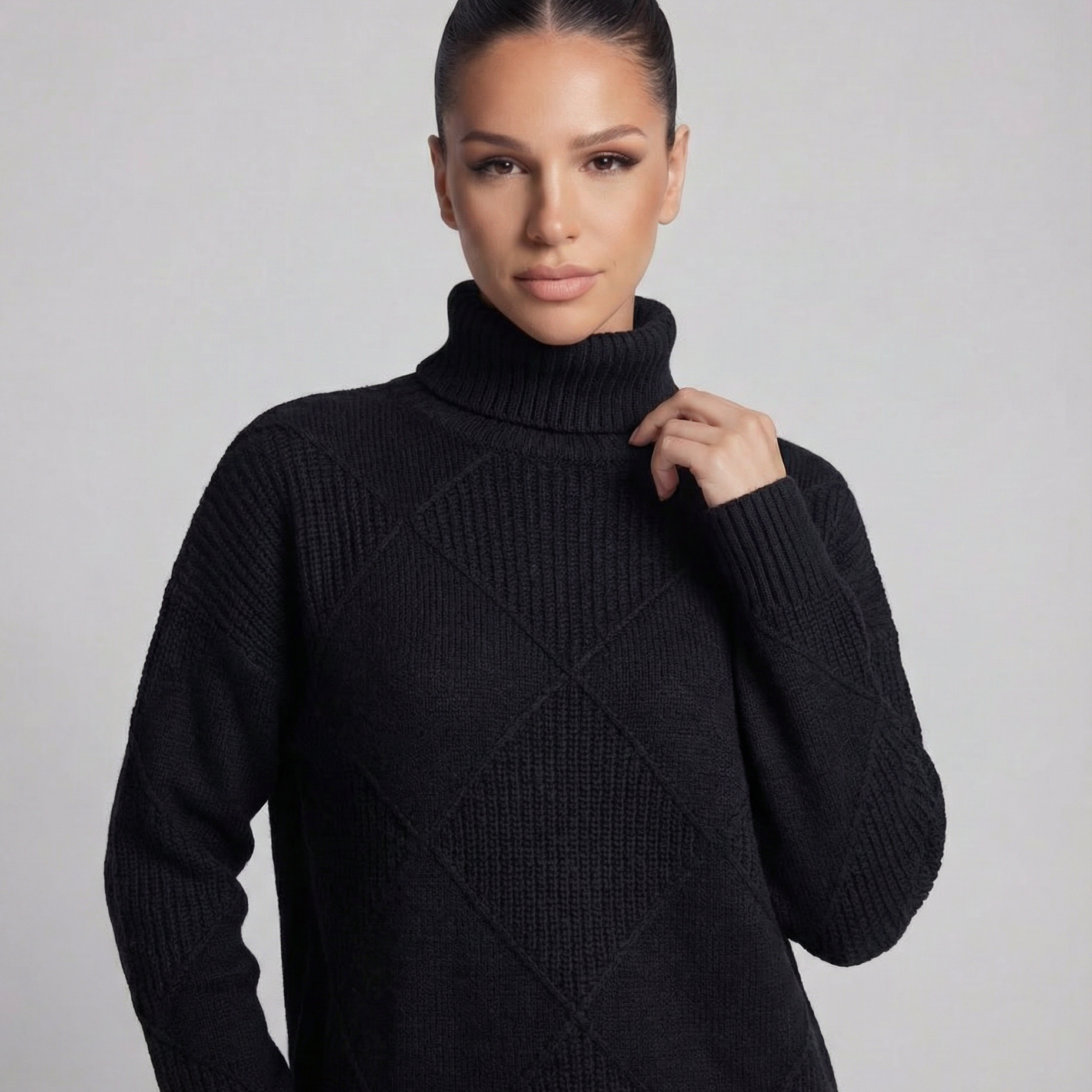 DIAMARA Sweter z Golfem