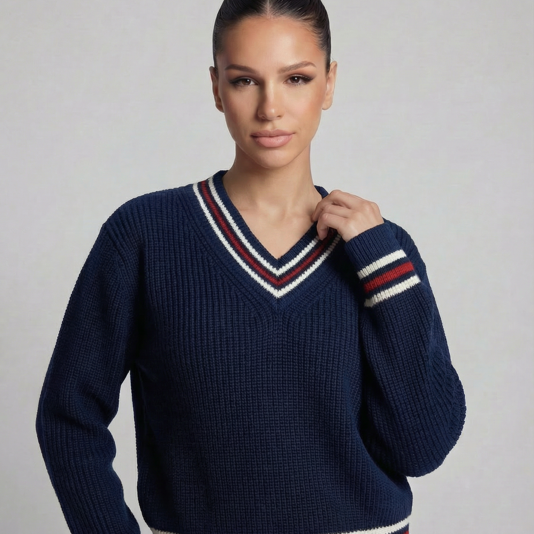 BELLAMARE Sweter z Dekoltem