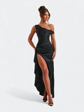 Juliene Sukienka Maxi Z Asymetrycznym Drapowaniem