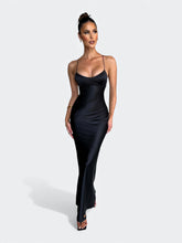 Malika Sukienka Maxi Na Cienkich Ramiączkach