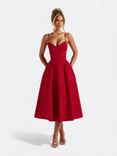 Mariella Sukienka Gorsetowa Midi Z Rozkloszowaną Spódnicą