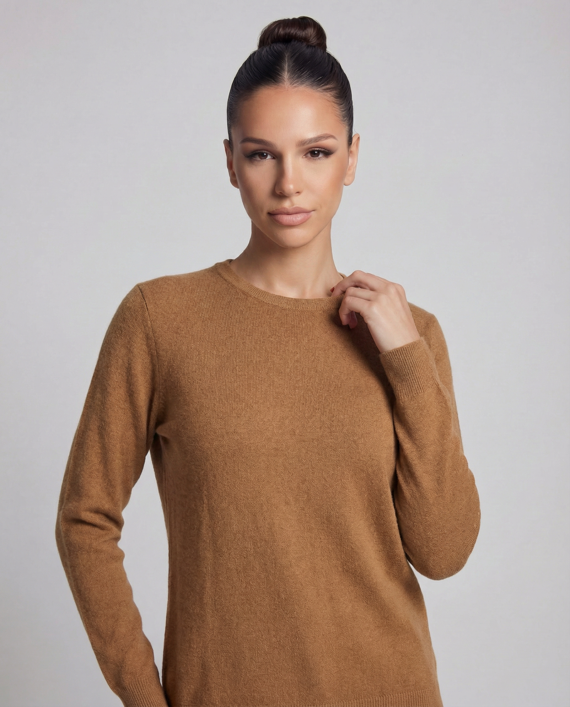 LUNARIA Sweter z Czystej Wełny