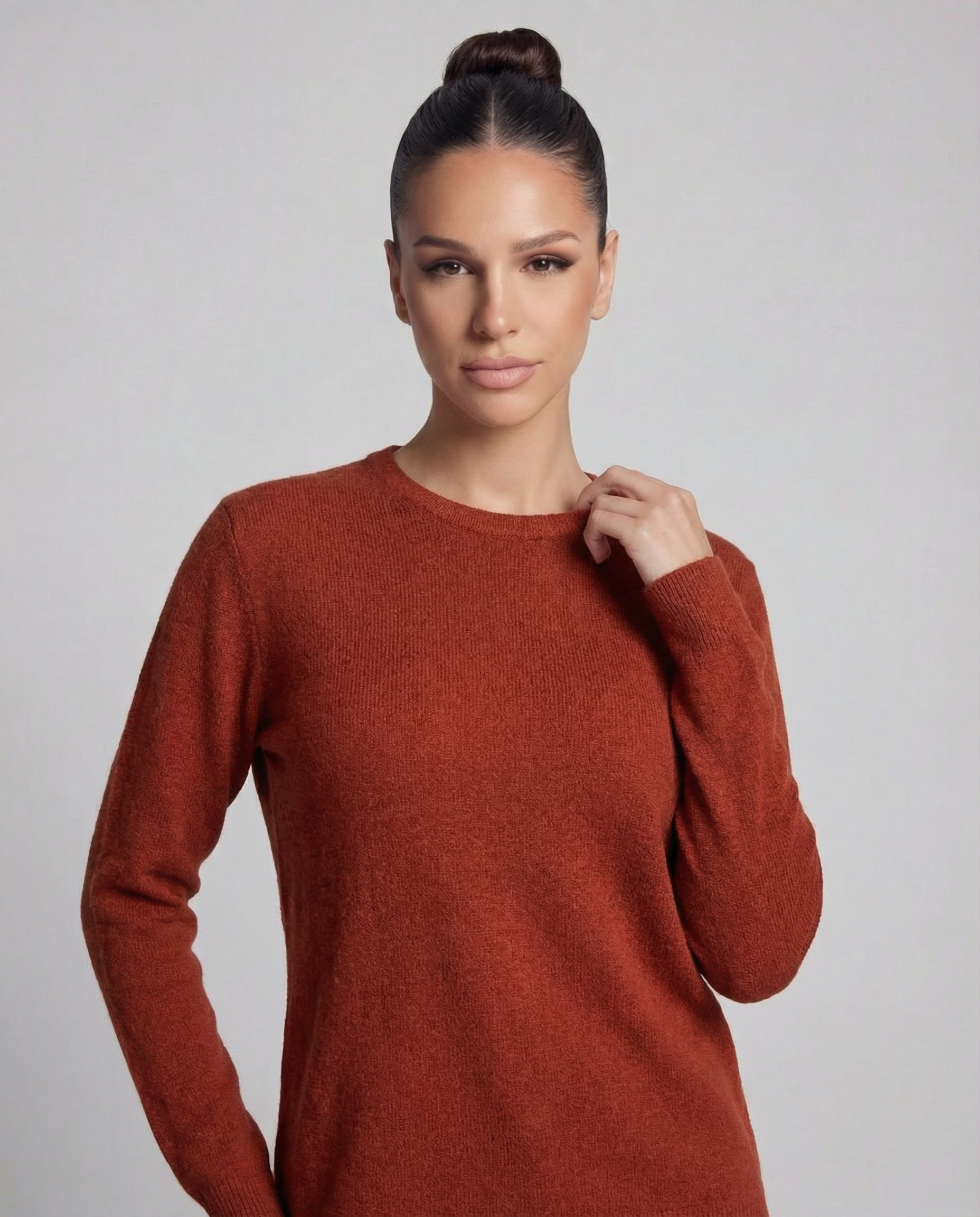 LUNARIA Sweter z Czystej Wełny