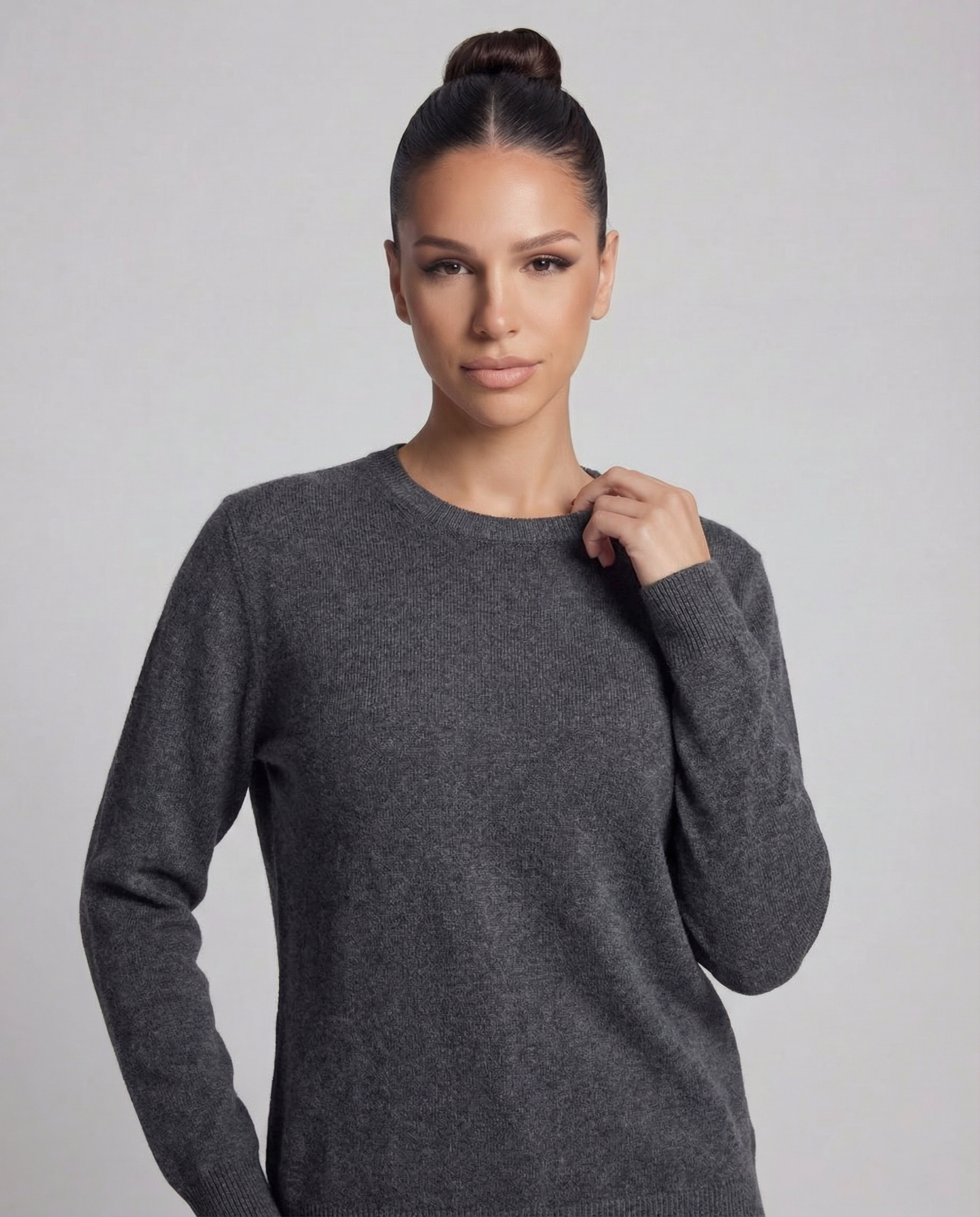 LUNARIA Sweter z Czystej Wełny